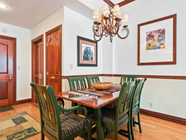 Ski in ski out first floor unit by Village
